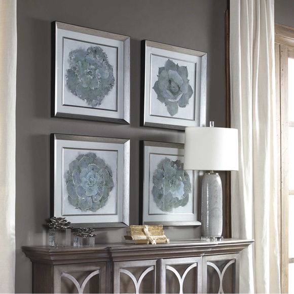 NATURAL BEAUTIES FRAMED PRINTS, S/4 - Picture 1 of 4